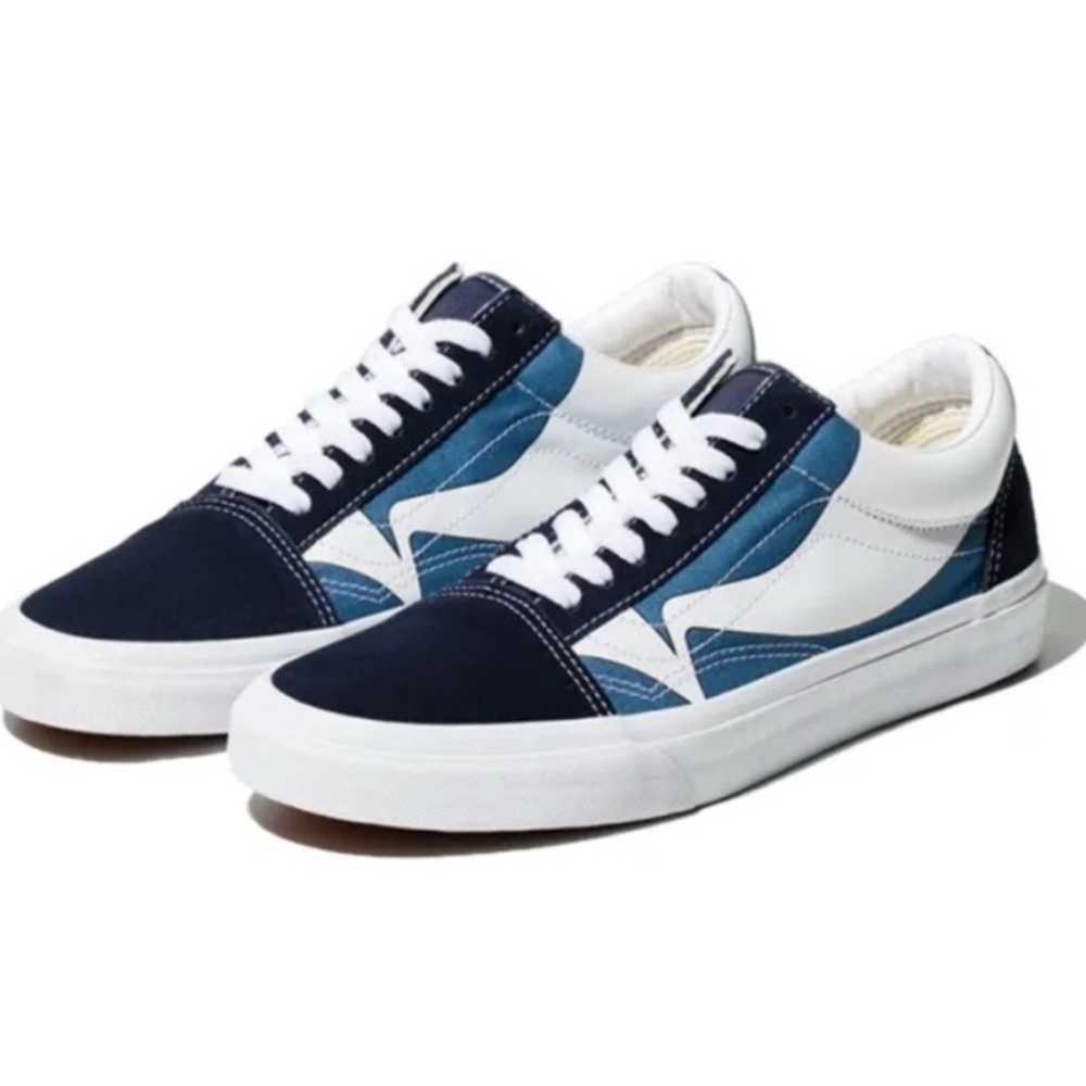 Vans Navy and White Old Skool sneakers